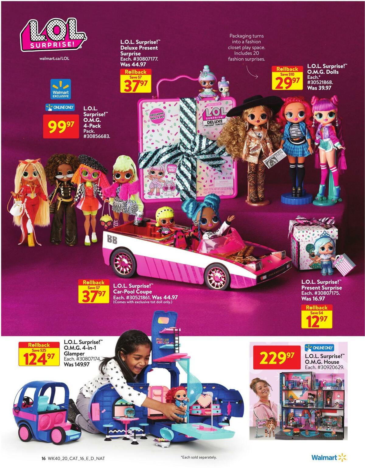 Walmart Toy Shop Flyer from October 29
