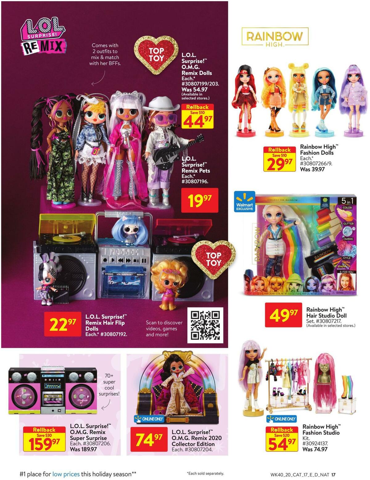 Walmart Toy Shop Flyer from October 29