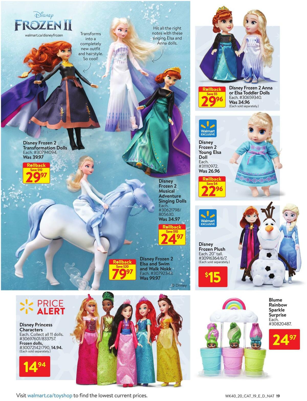 Walmart Toy Shop Flyer from October 29