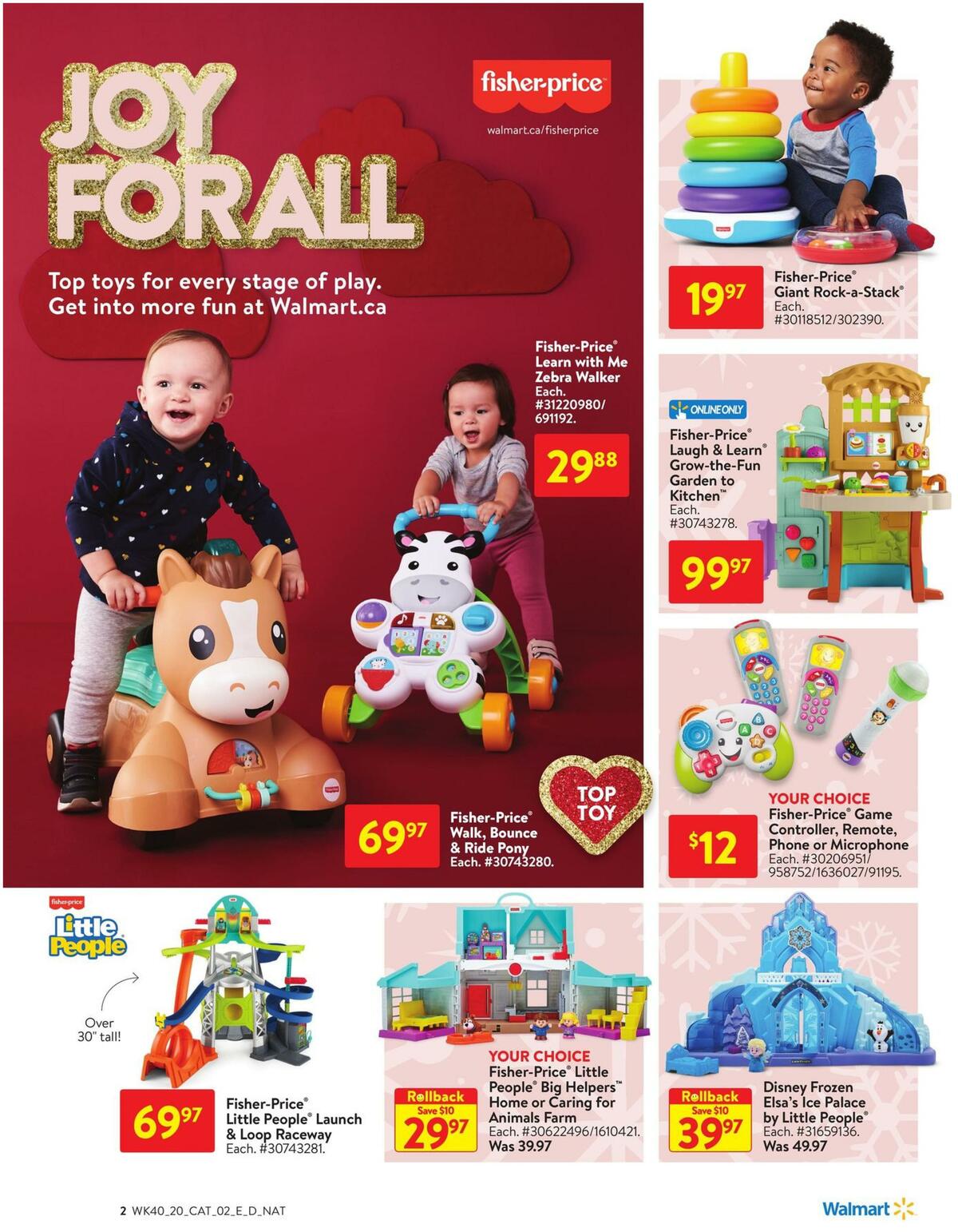 Walmart Toy Shop Flyer from October 29
