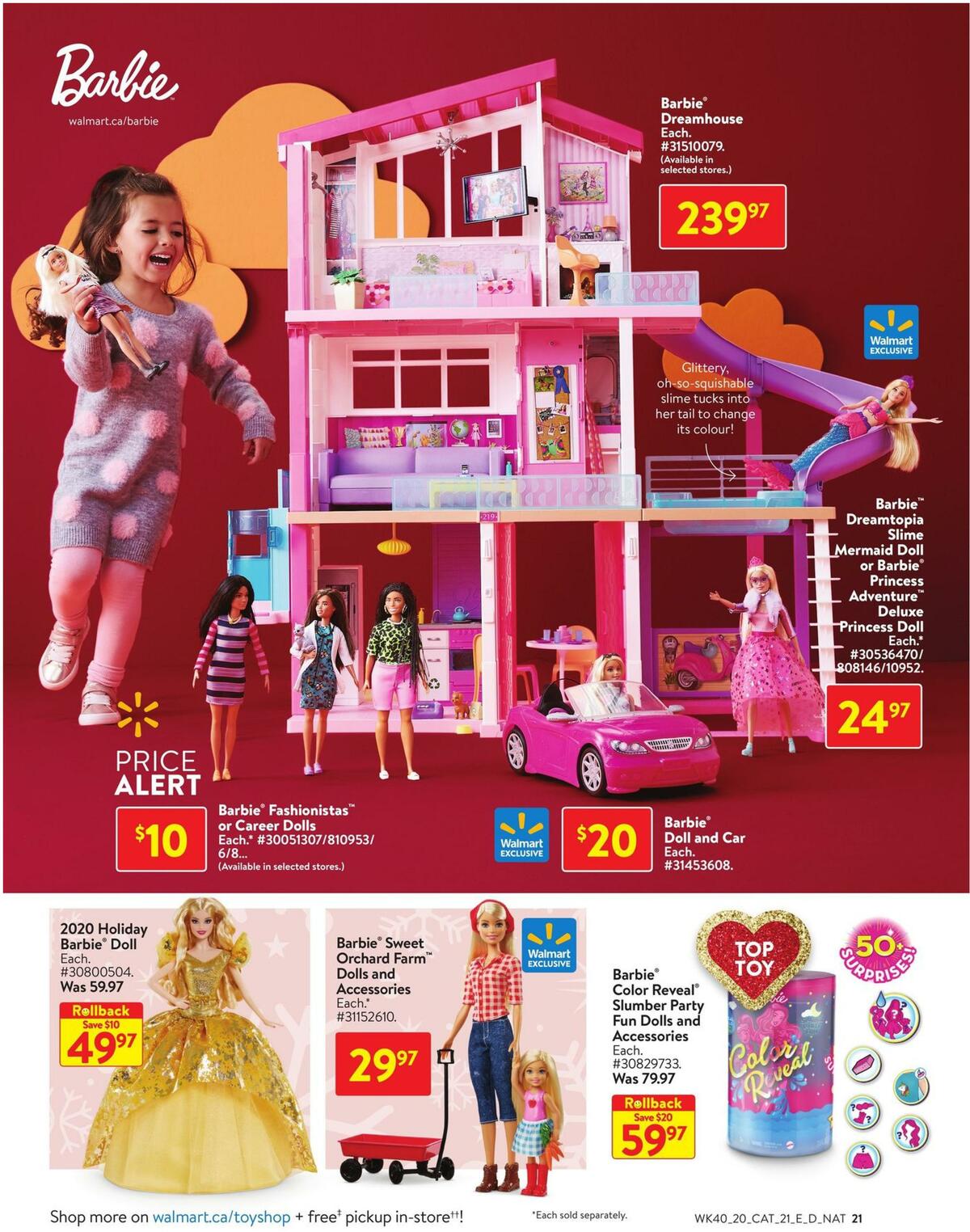 Walmart Toy Shop Flyer from October 29