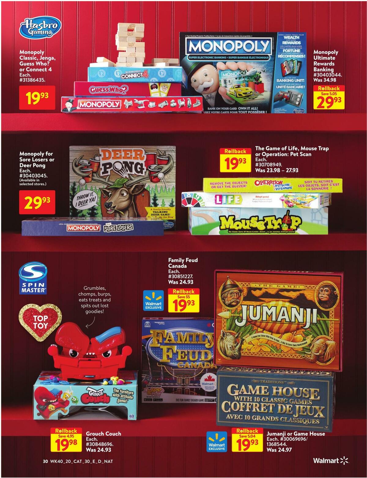 Walmart Toy Shop Flyer from October 29