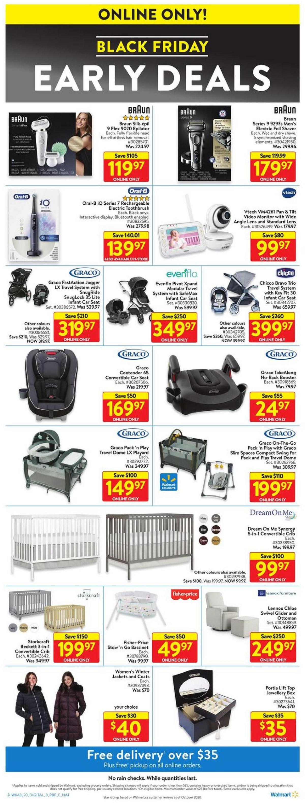 Walmart Black Friday Early Deals Flyer from November 19