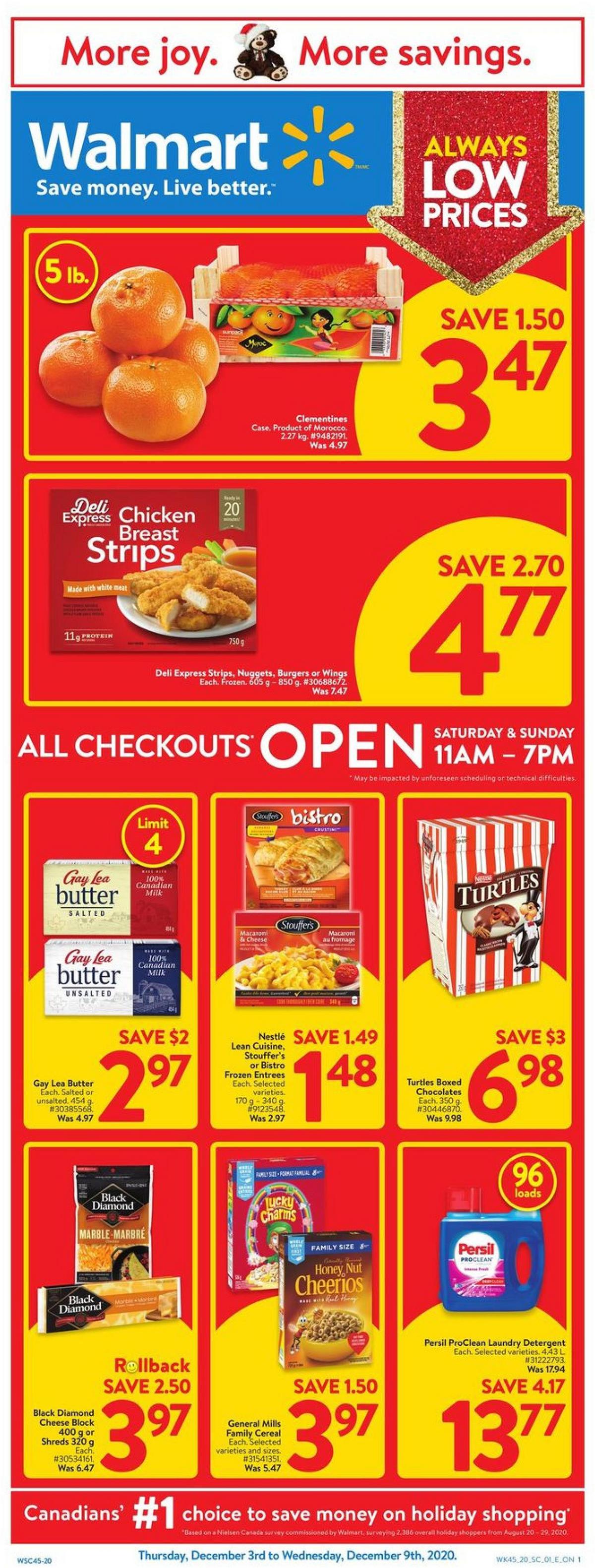 Walmart Flyer from December 3