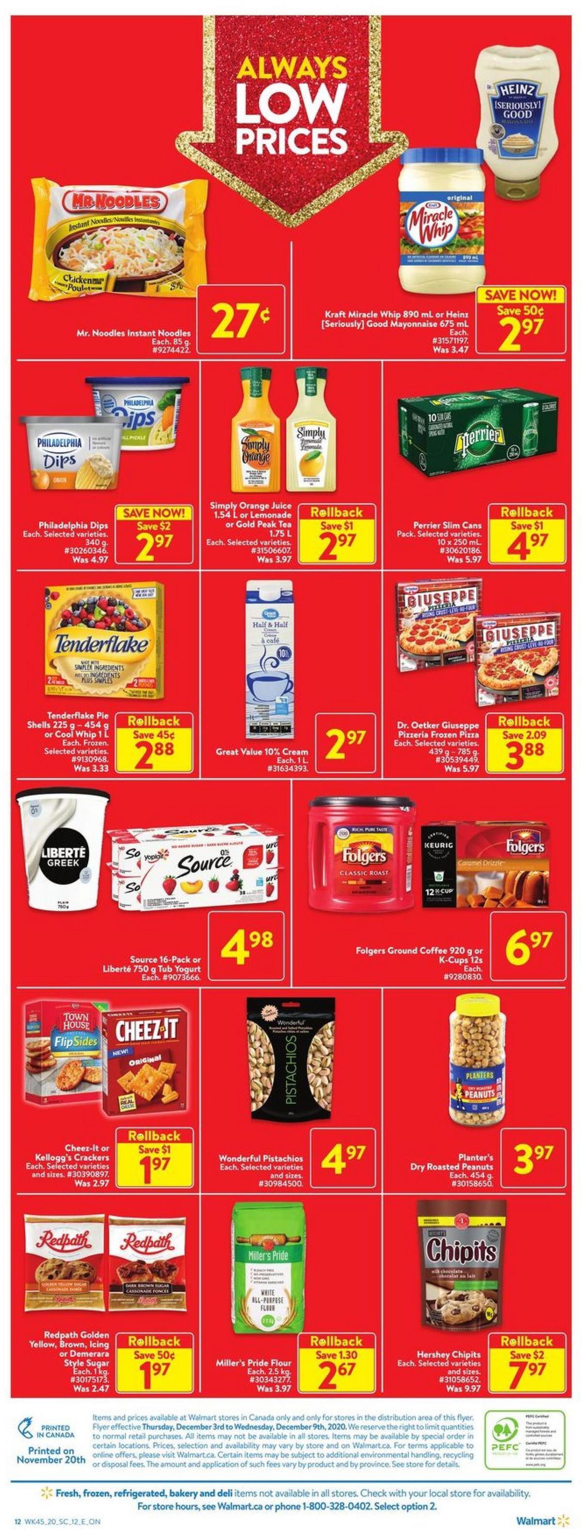 Walmart Flyer from December 3
