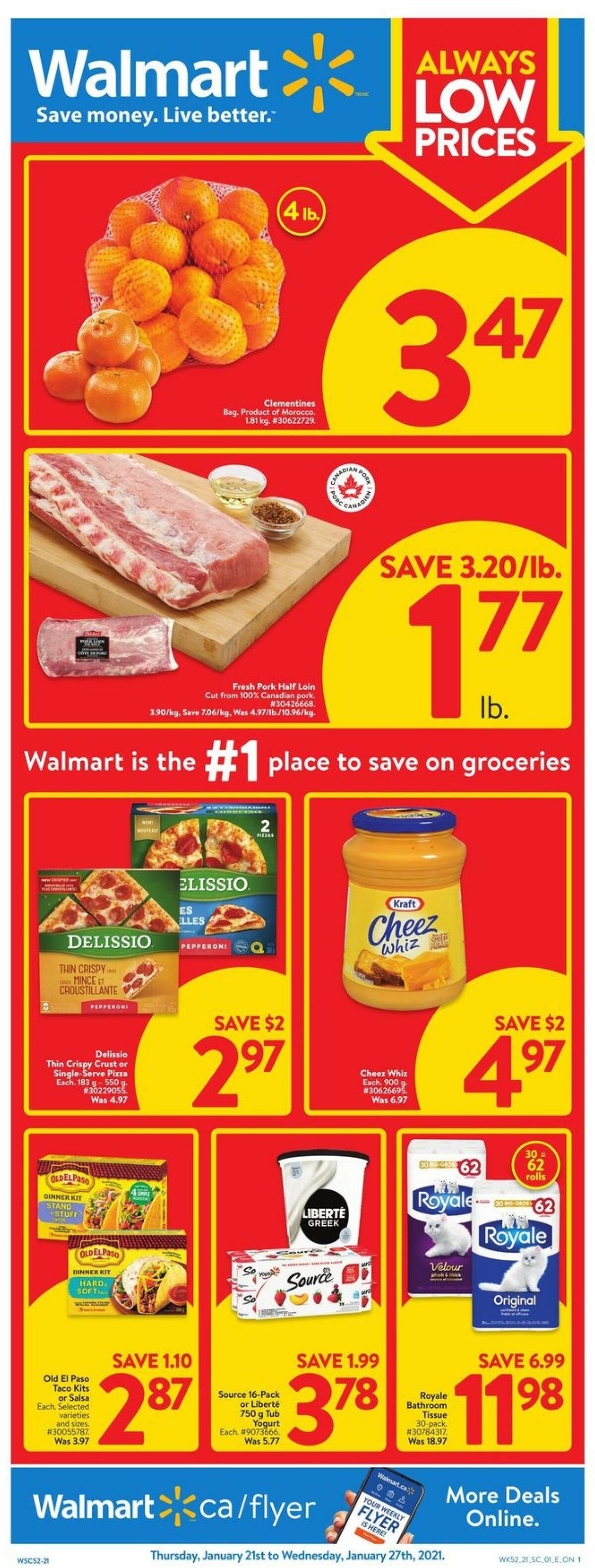 Walmart Flyer from January 21
