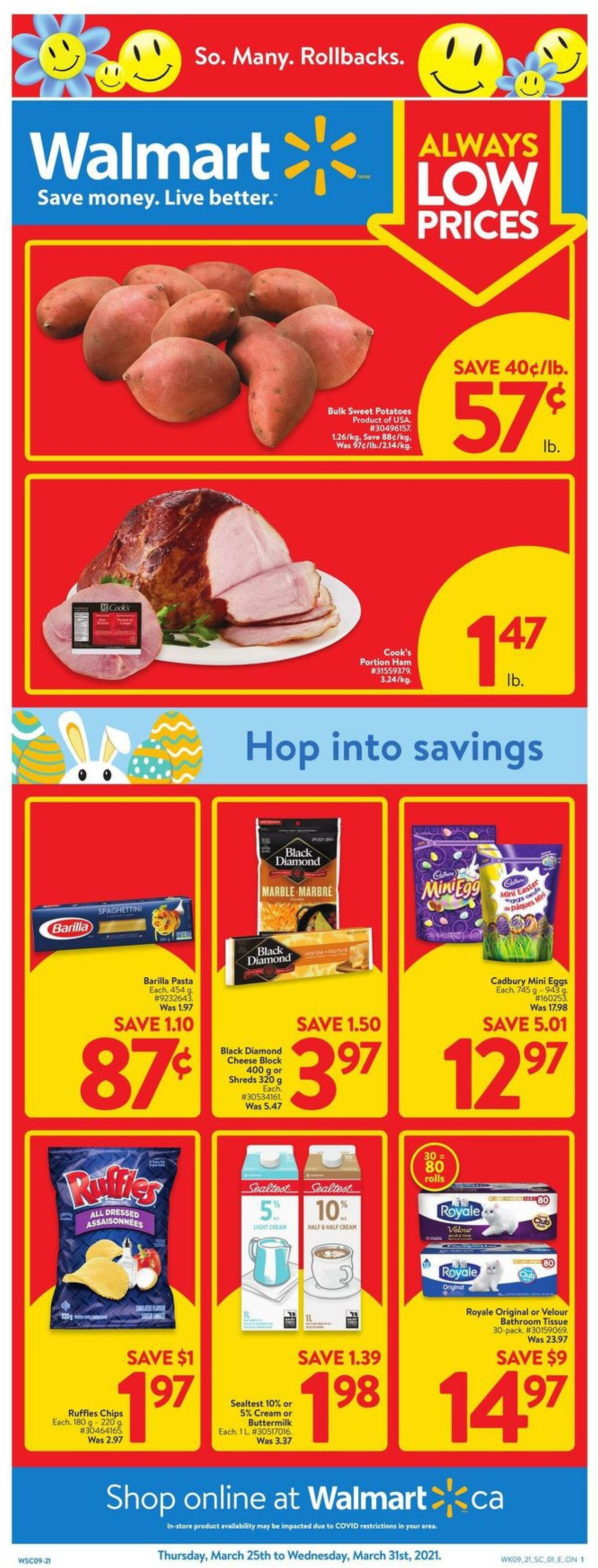Walmart Flyer from March 25