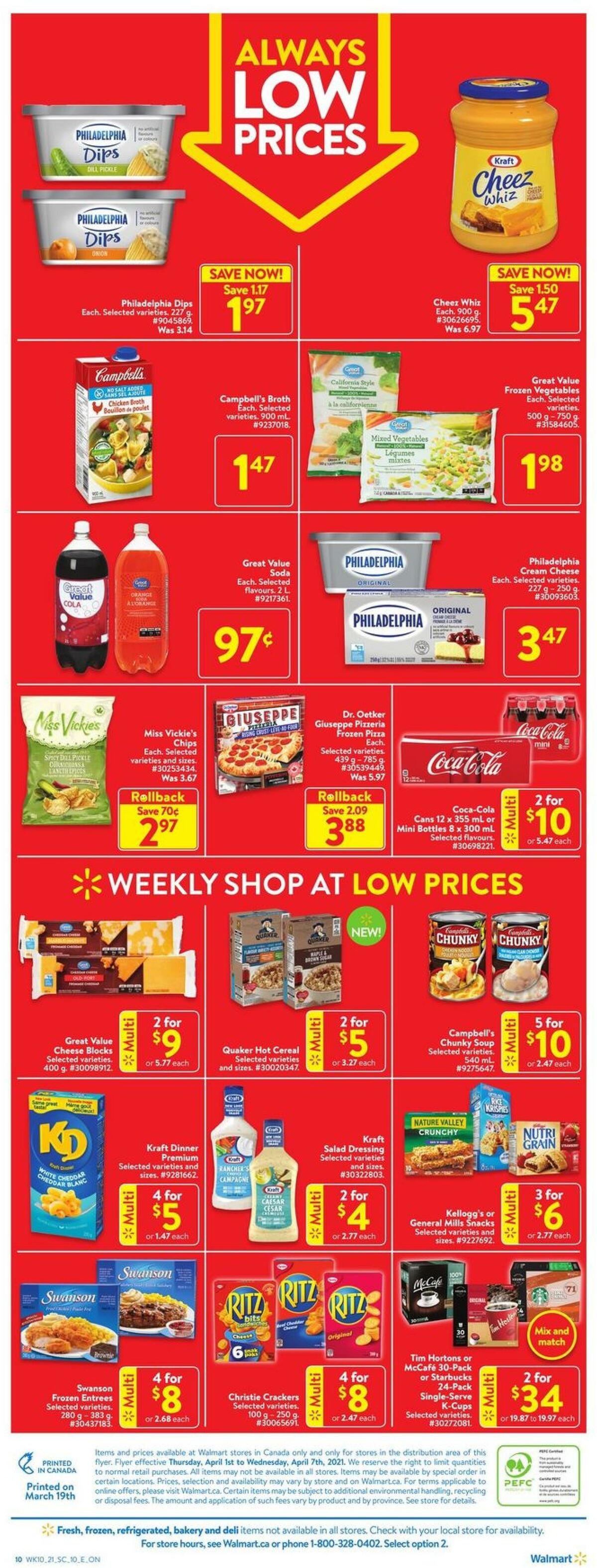 Walmart Flyer from April 1