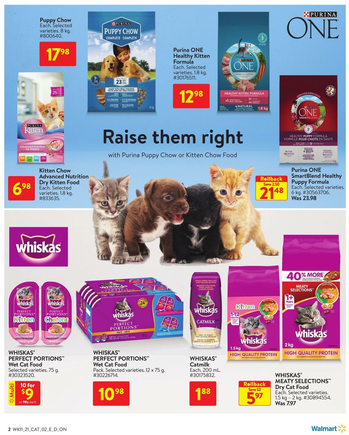 Walmart Pets Flyer from April 8
