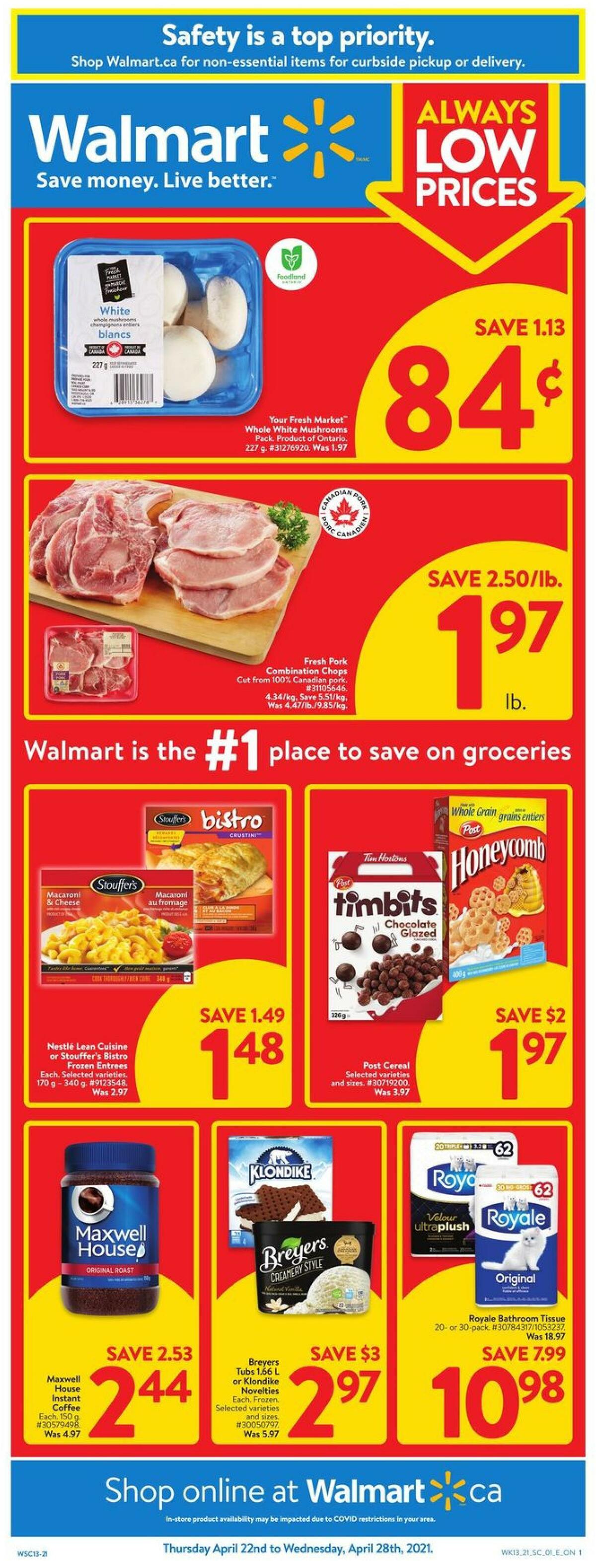 Walmart Flyer from April 22