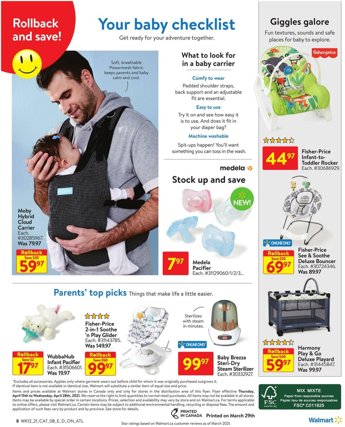 Walmart Baby and Kid Books Flyer from April 15