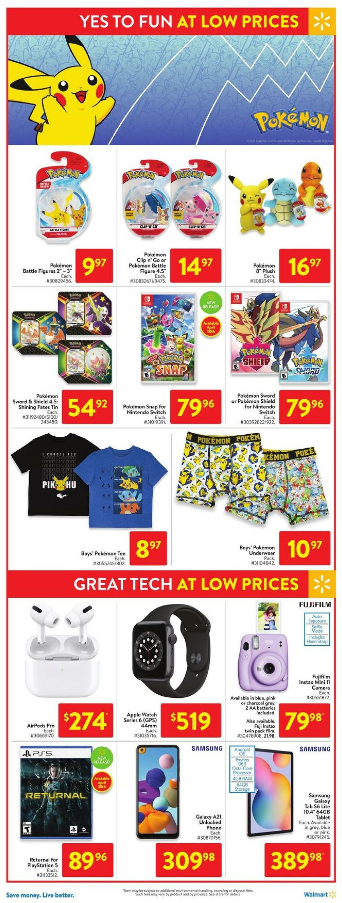 Walmart Flyer from April 29