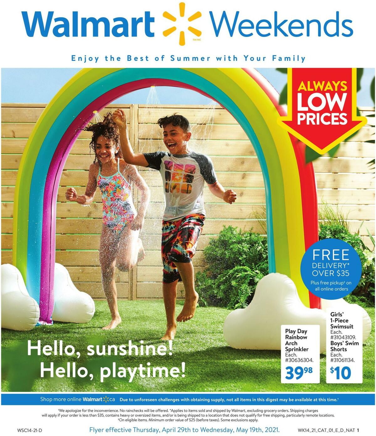 Walmart Weekends Flyer from April 29