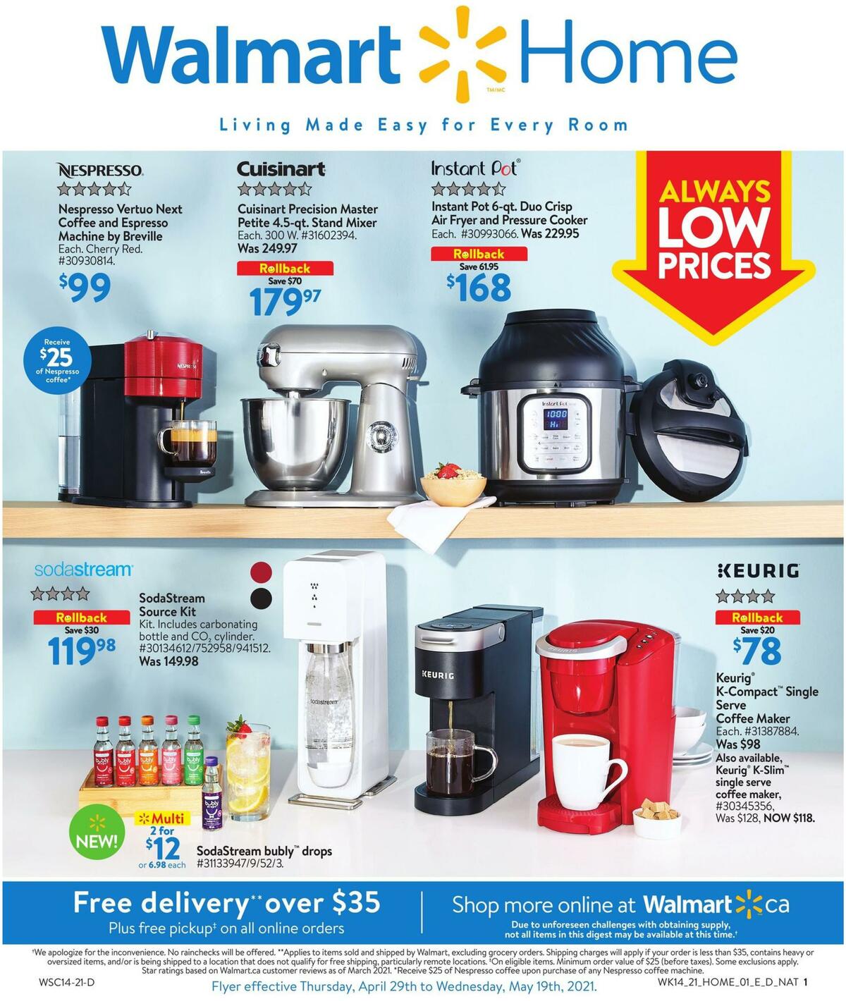 Walmart Home Flyer from April 29