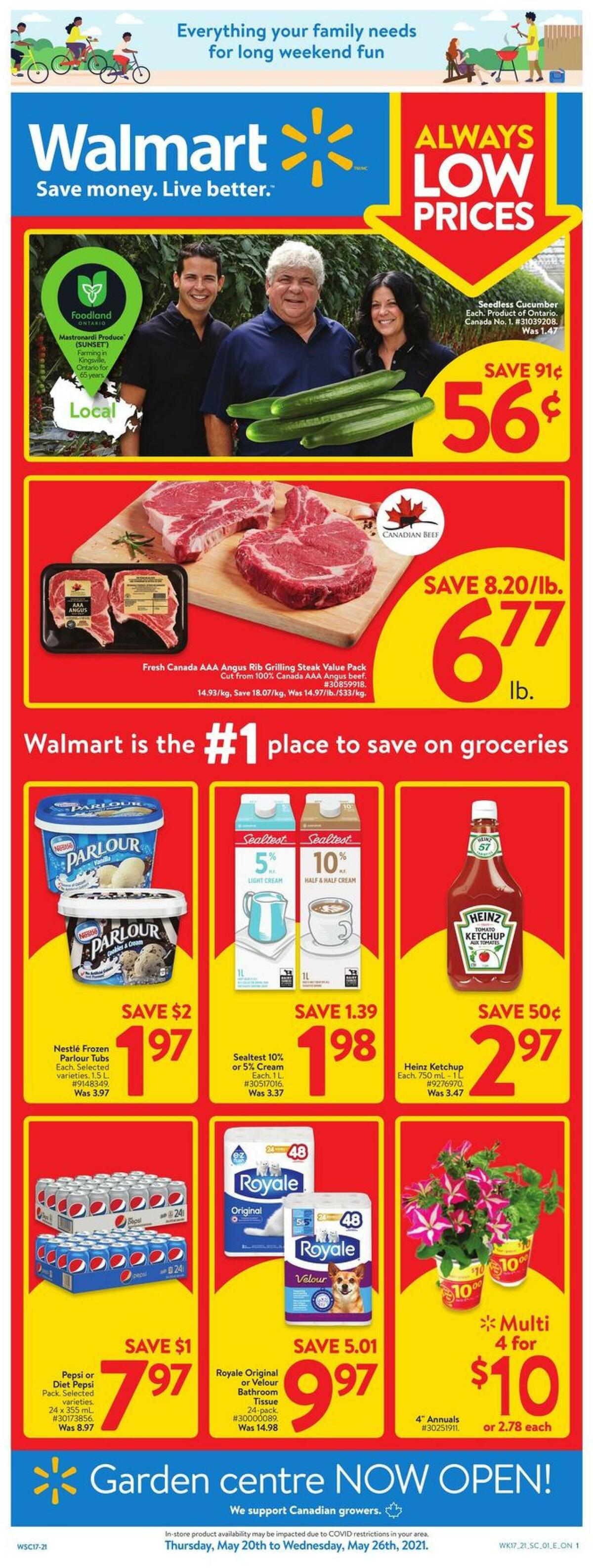 Walmart Flyer from May 20
