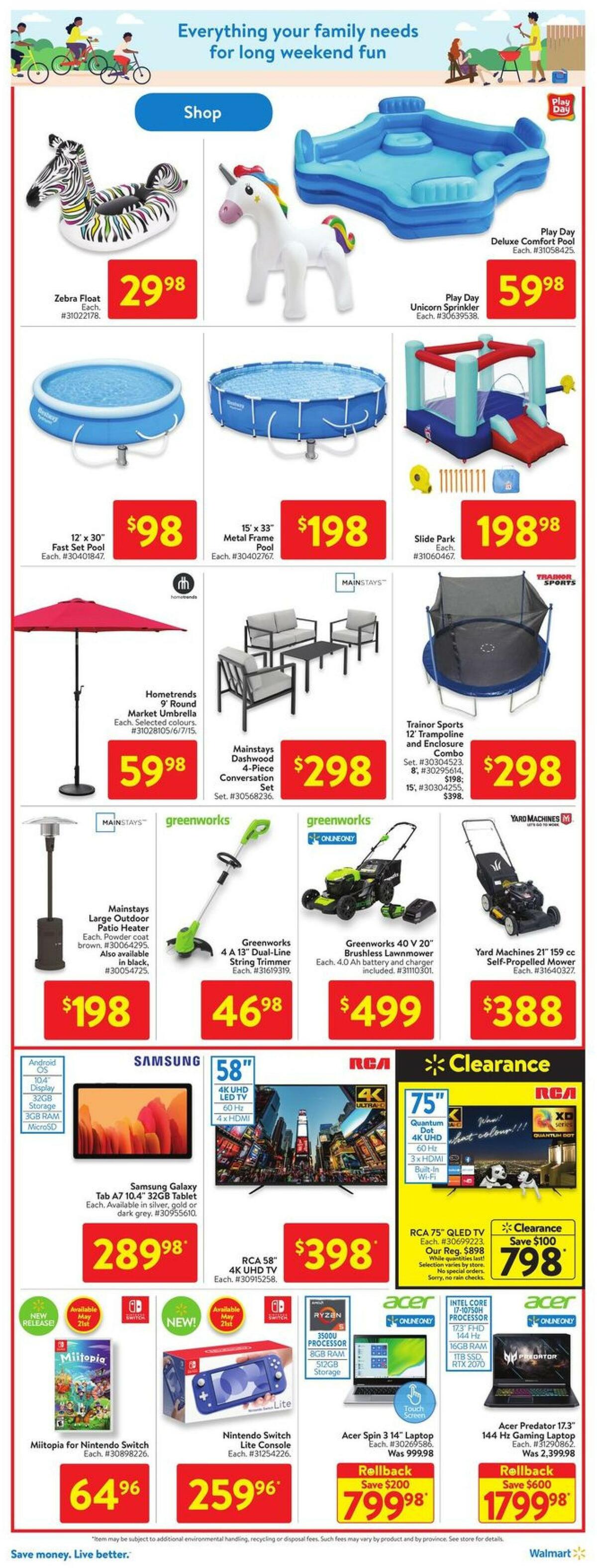 Walmart Flyer from May 20