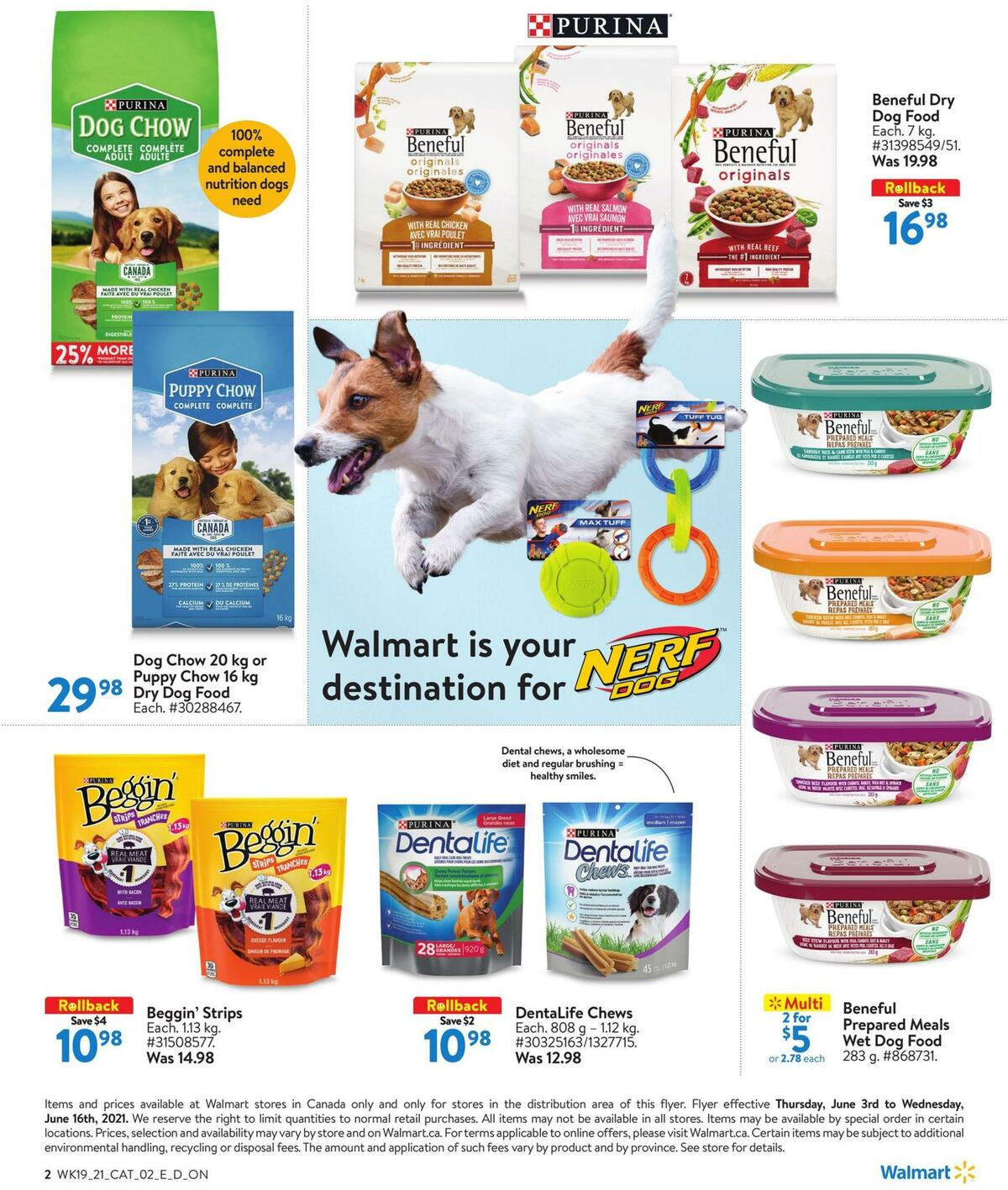 Walmart Pets Flyer from June 3