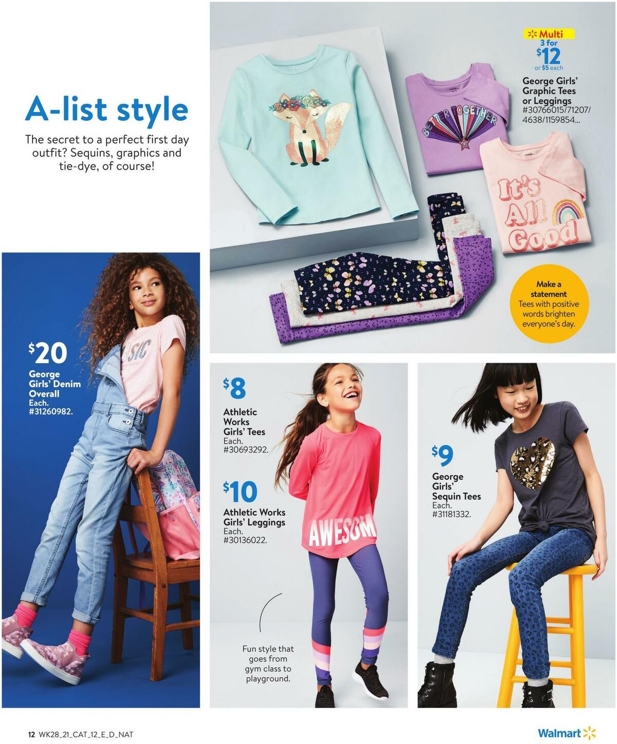 Walmart School Flyer from August 5