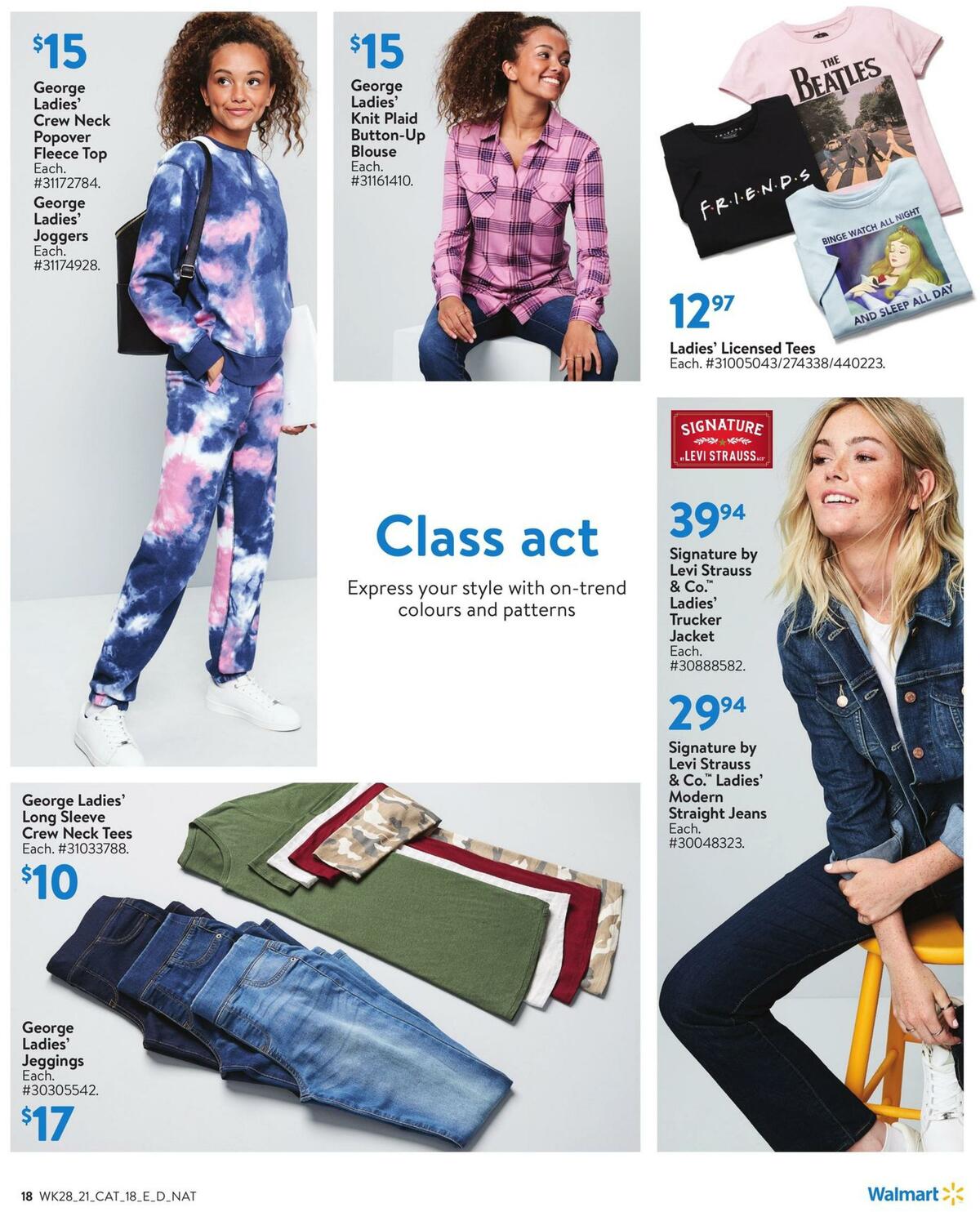 Walmart School Flyer from August 5