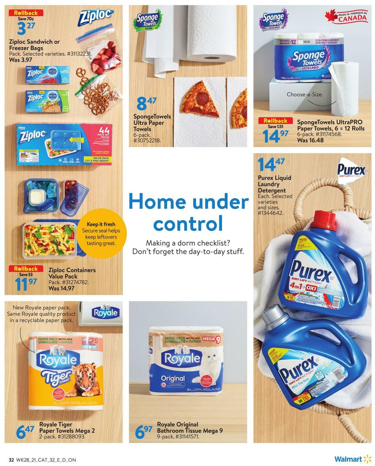 Walmart School Flyer from August 5