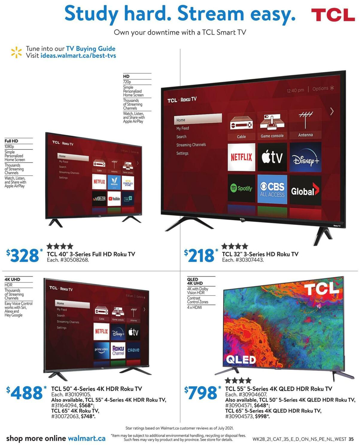 Walmart School Flyer from August 5