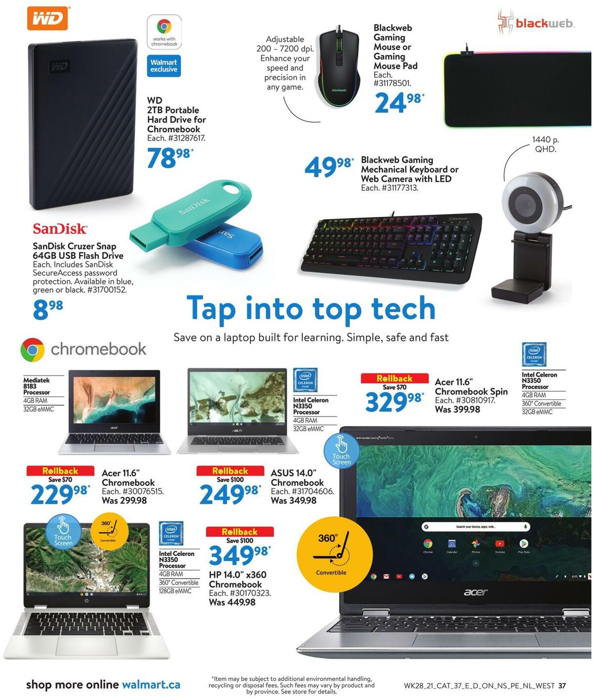 Walmart School Flyer from August 5