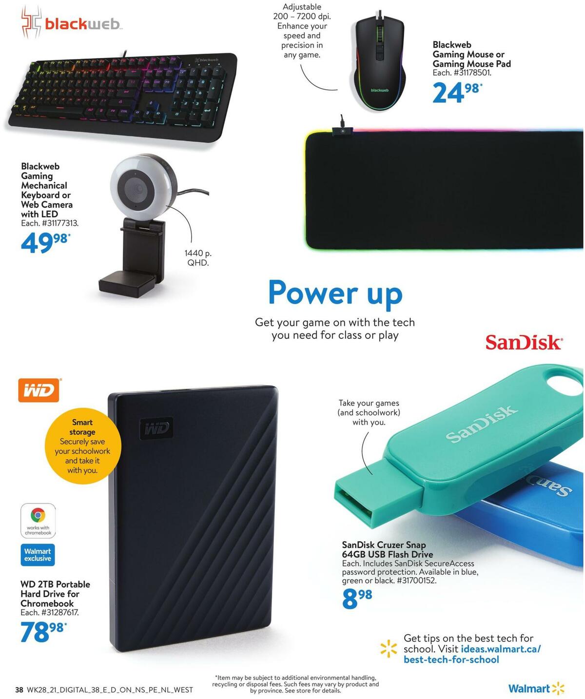 Walmart School Flyer from August 5