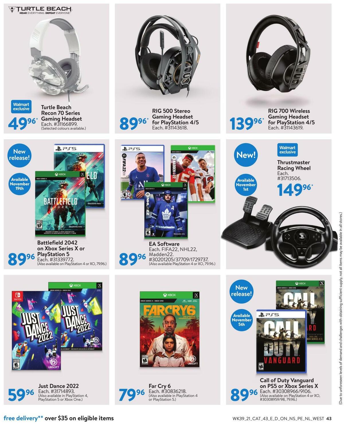 Walmart Toy Shop Flyer from October 21