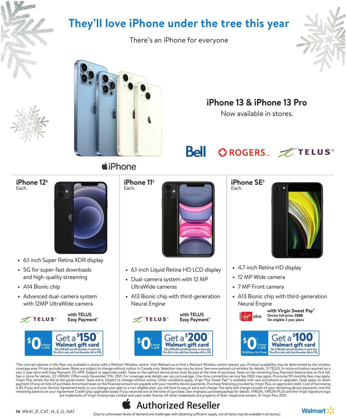 Walmart Holiday Flyer from November 4