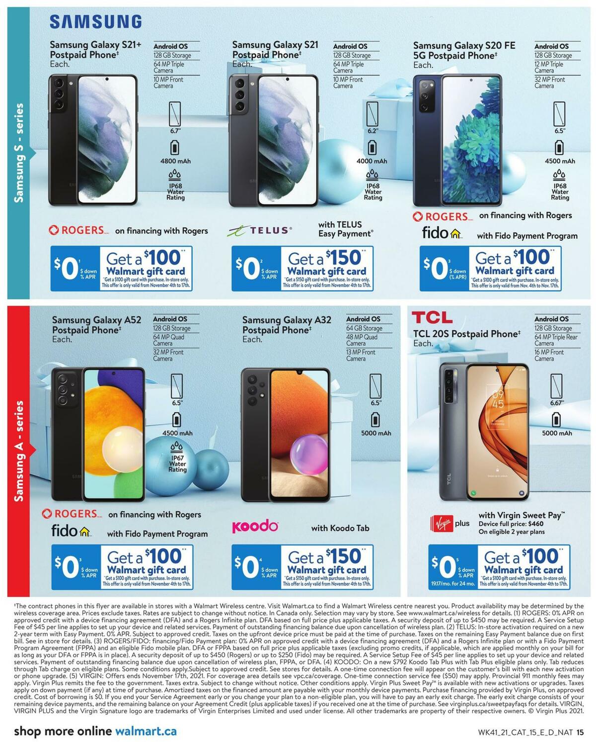 Walmart Holiday Flyer from November 4