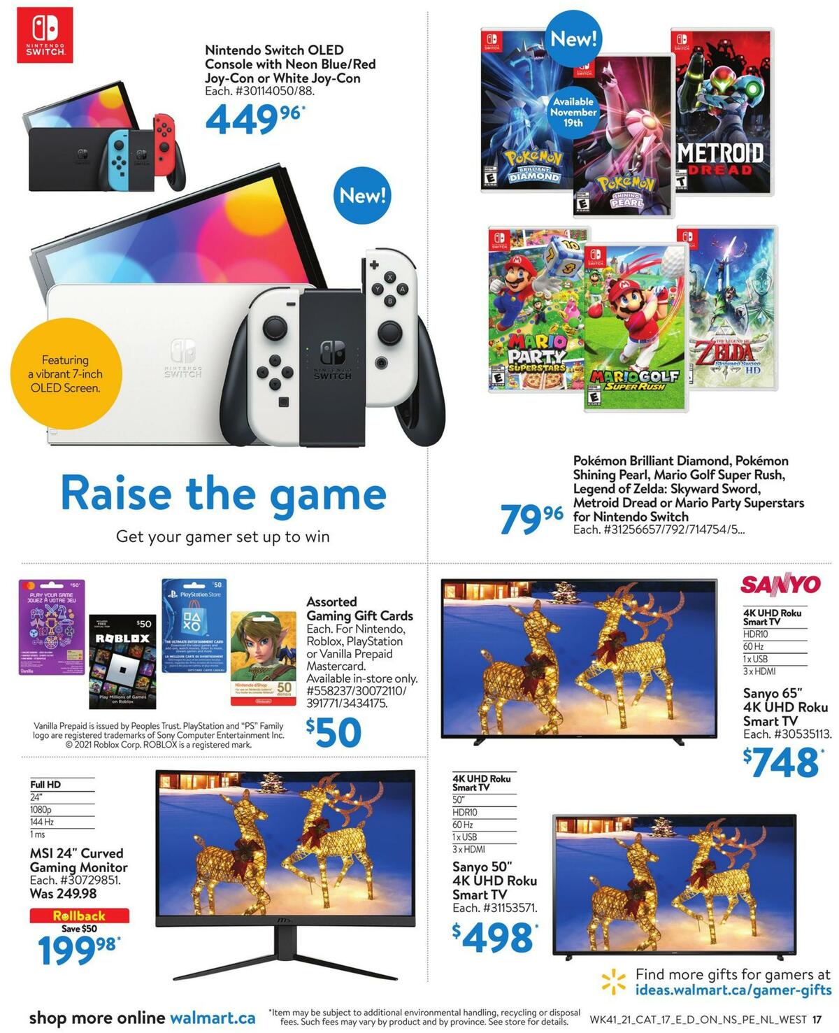 Walmart Holiday Flyer from November 4