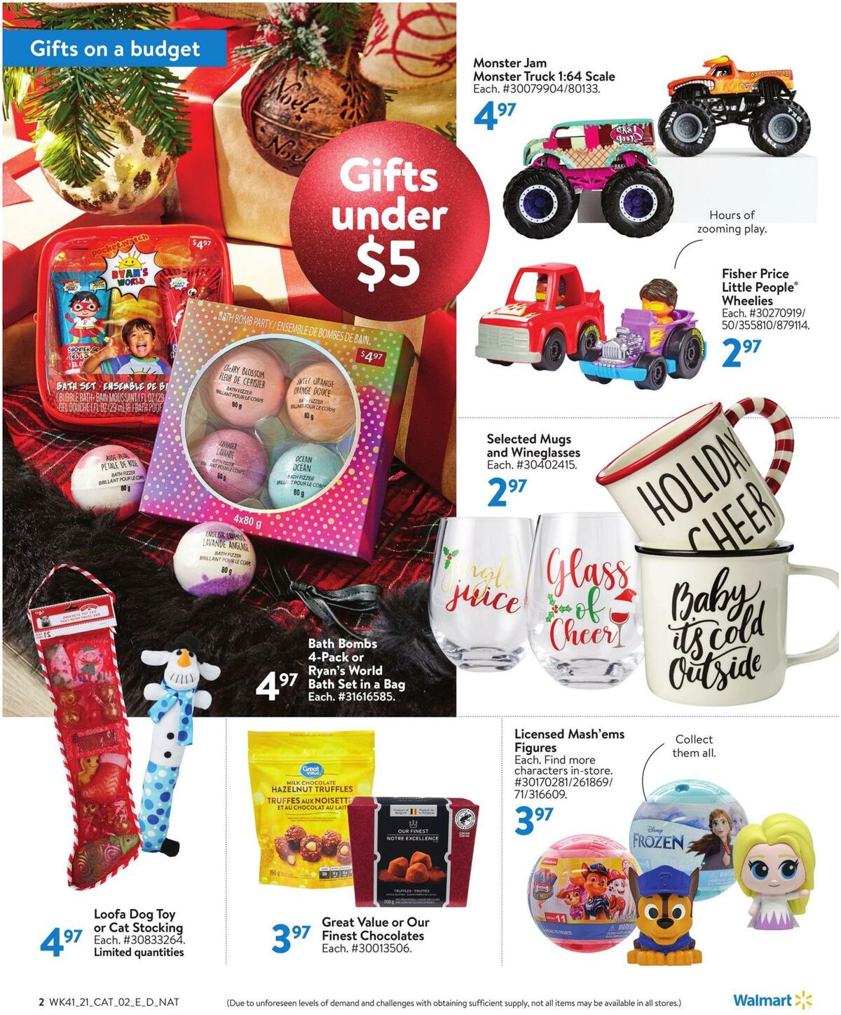 Walmart Holiday Flyer from November 4