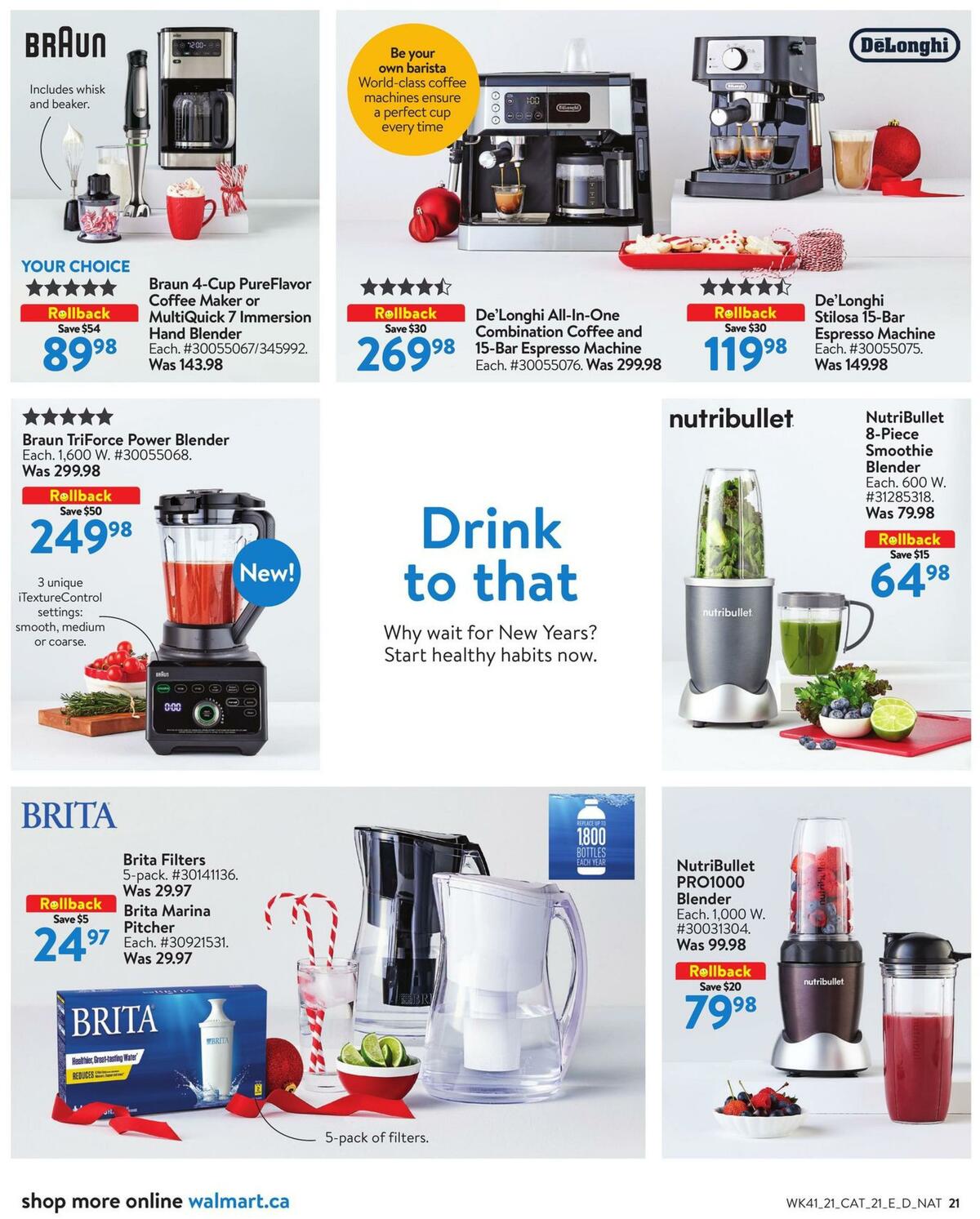 Walmart Holiday Flyer from November 4