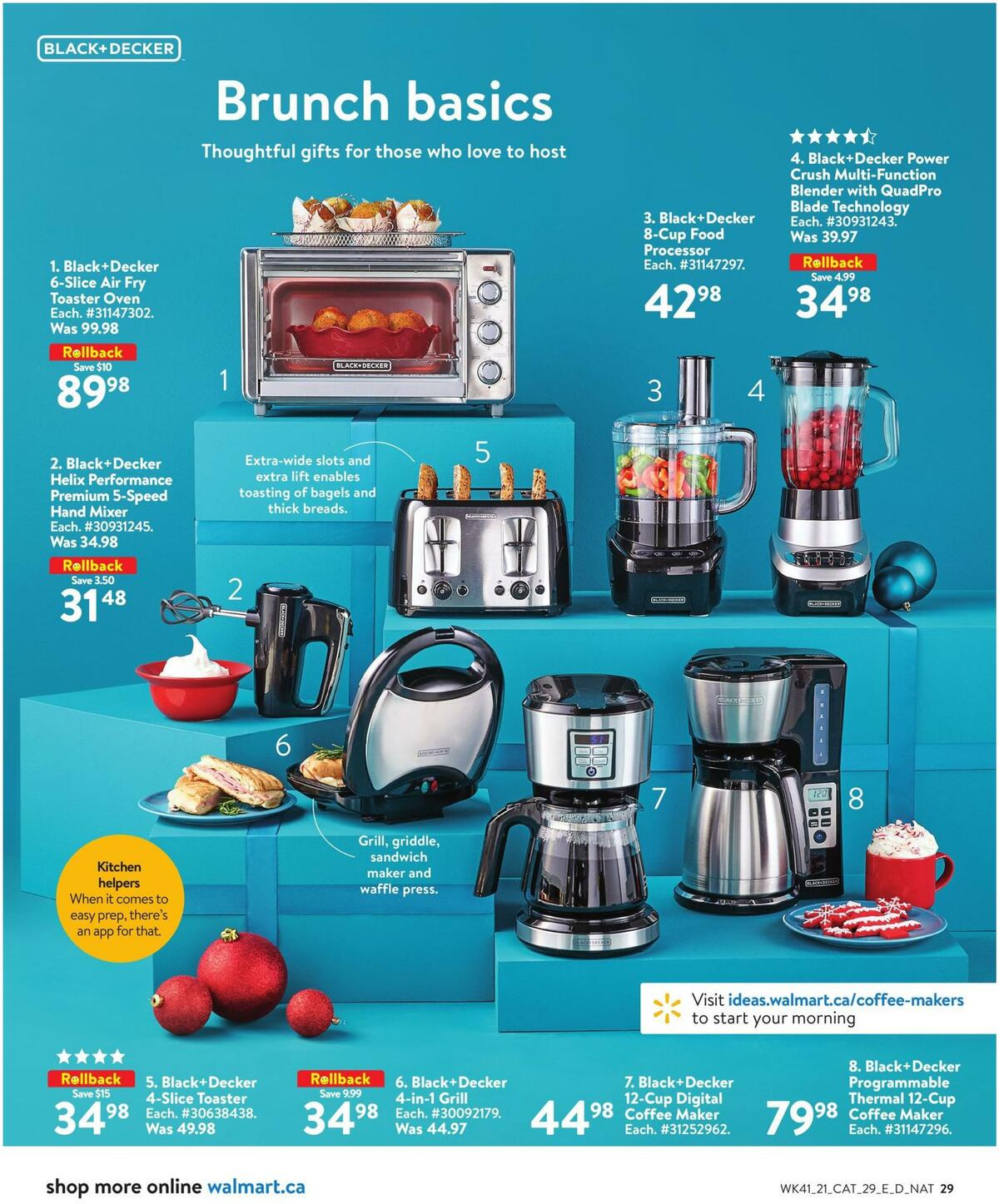 Walmart Holiday Flyer from November 4