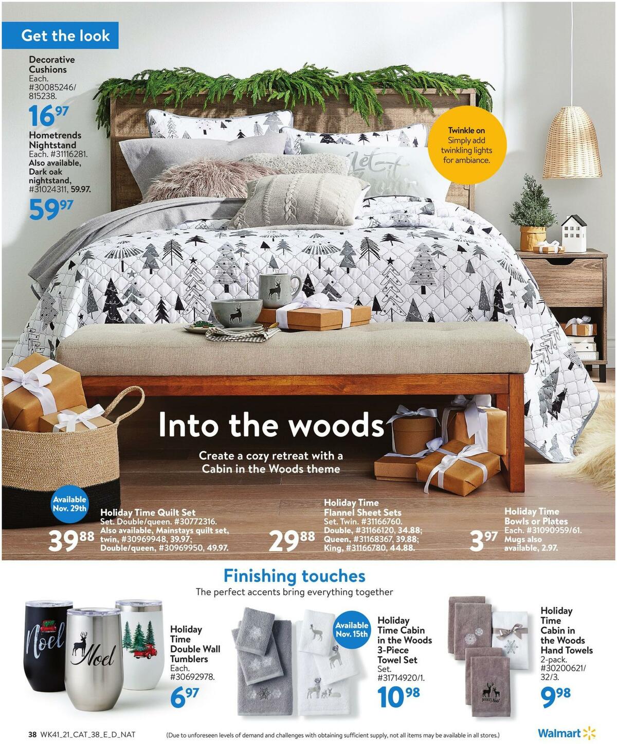 Walmart Holiday Flyer from November 4