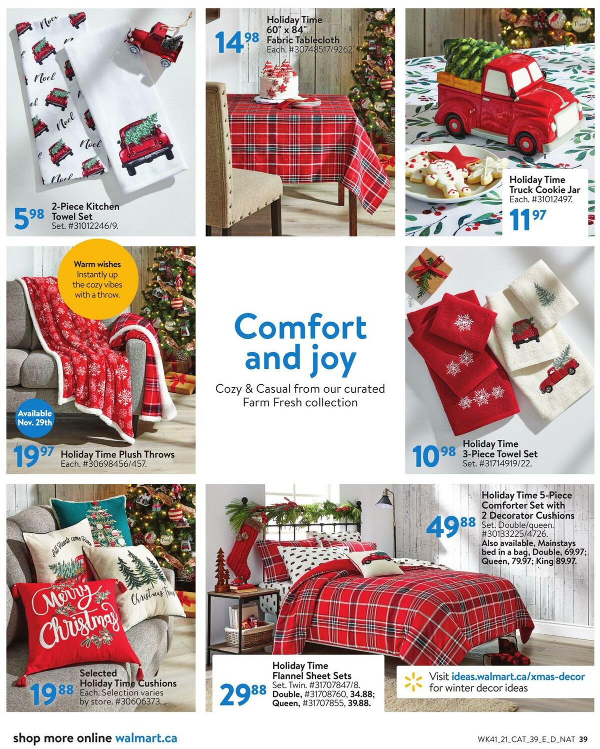 Walmart Holiday Flyer from November 4