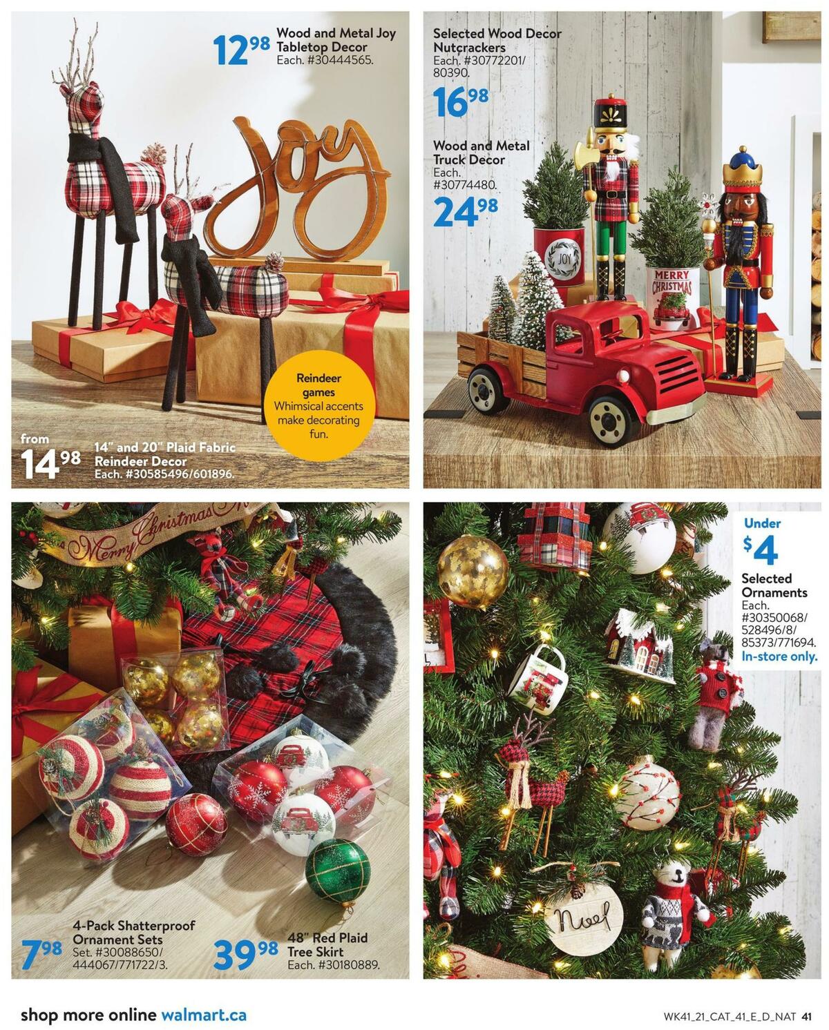 Walmart Holiday Flyer from November 4