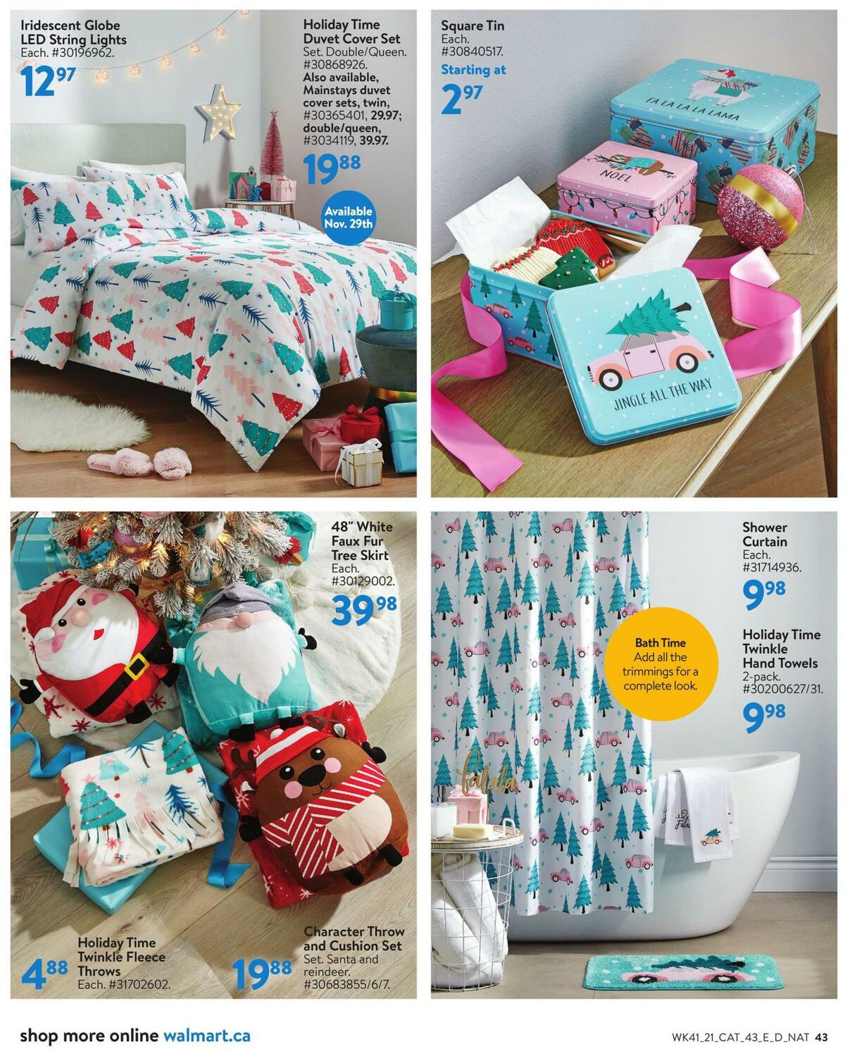 Walmart Holiday Flyer from November 4