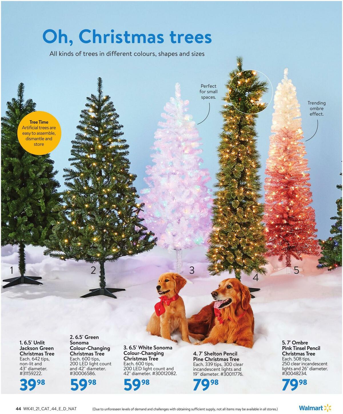 Walmart Holiday Flyer from November 4