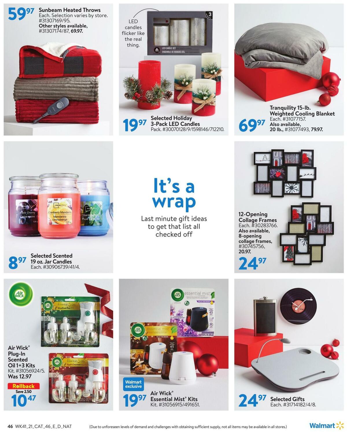 Walmart Holiday Flyer from November 4