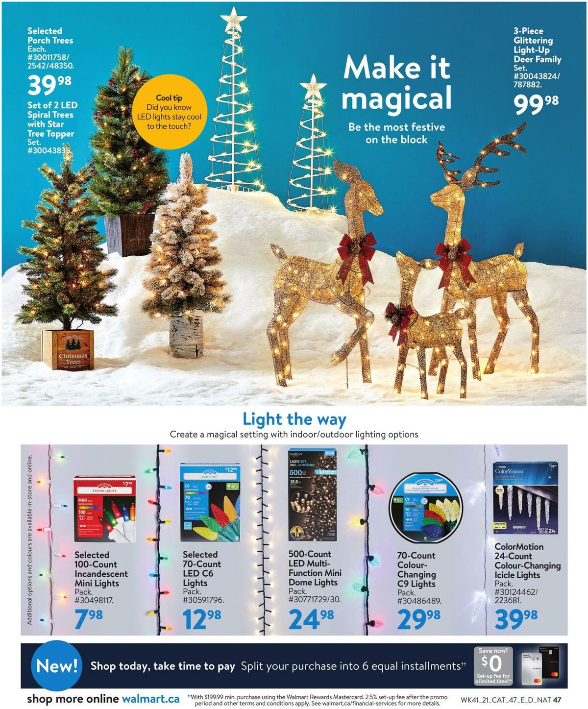 Walmart Holiday Flyer from November 4