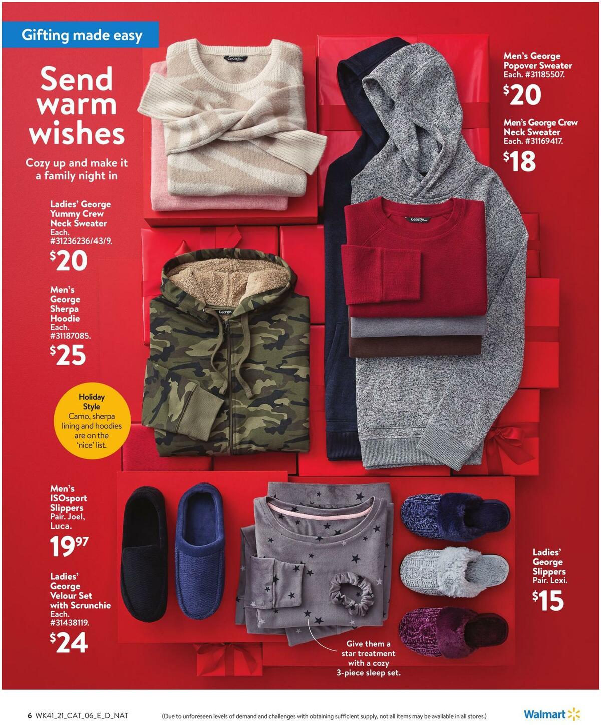 Walmart Holiday Flyer from November 4
