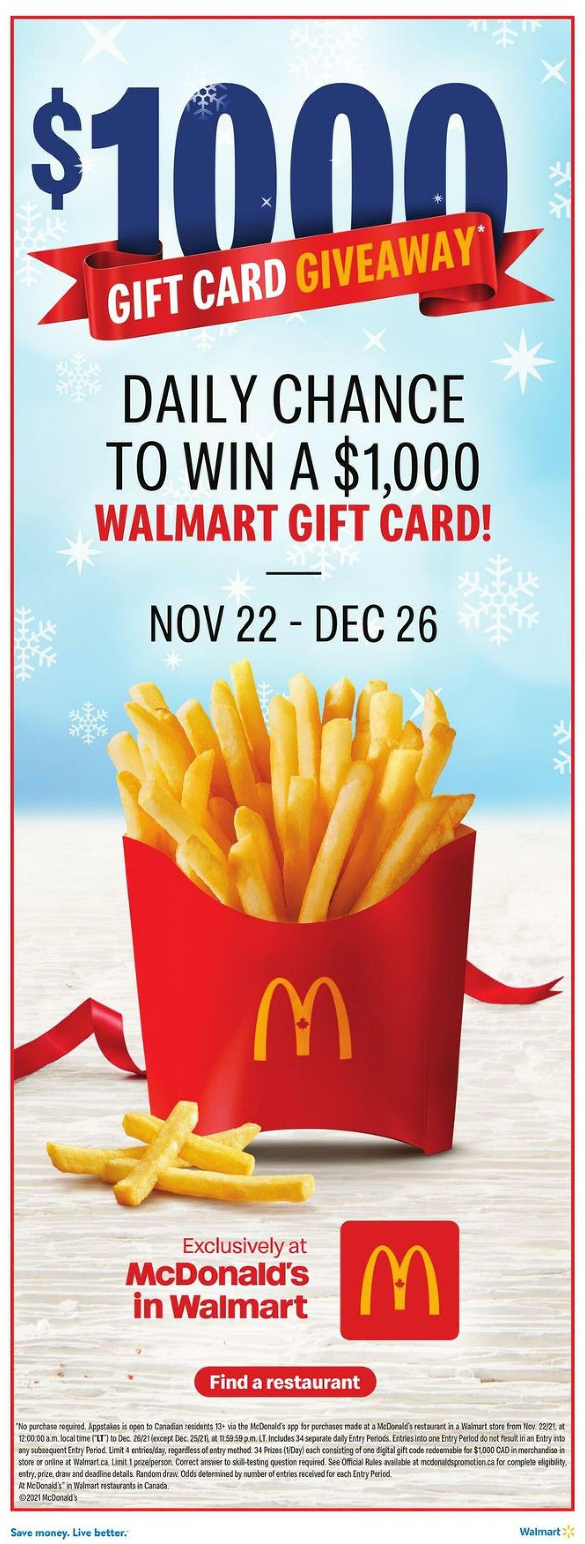 Walmart Flyer from November 25