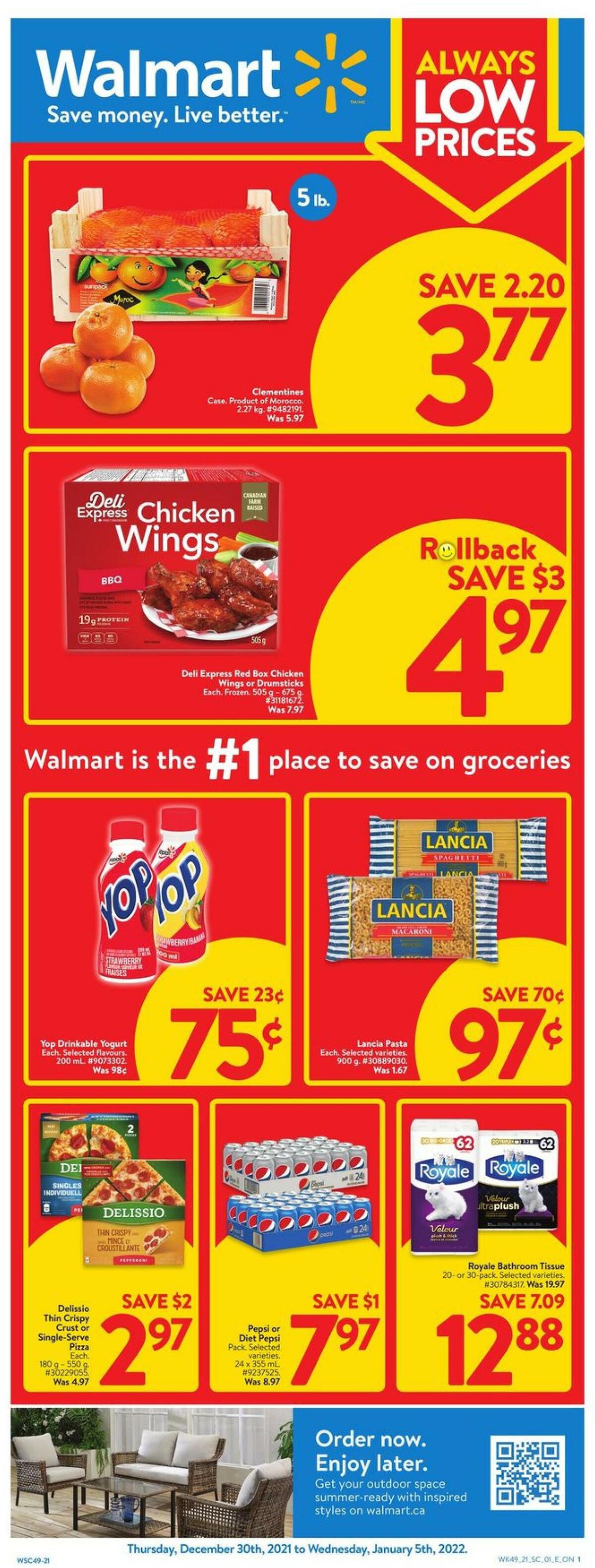 Walmart Flyer from December 30