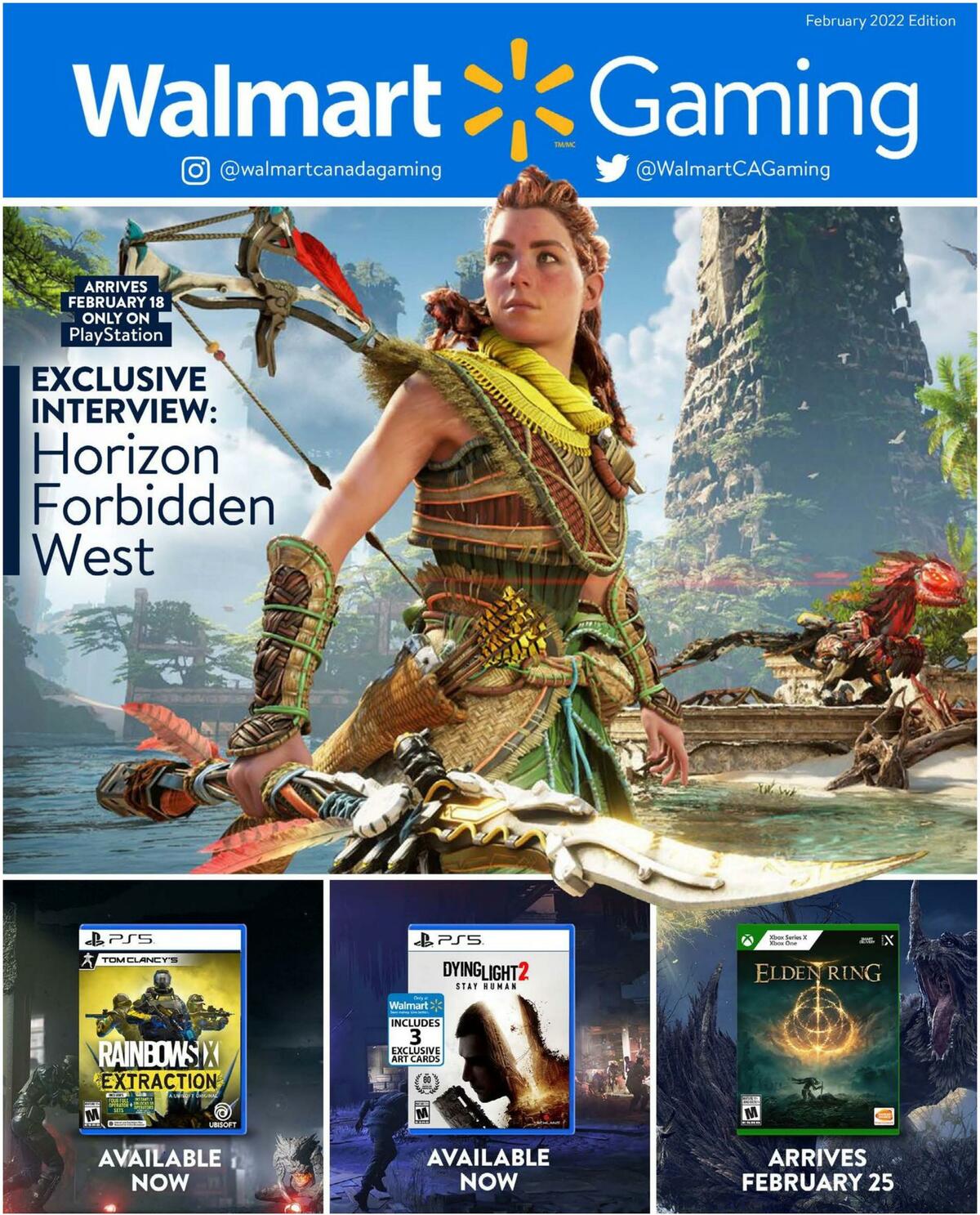 Walmart February Gaming Catalogue Flyer from February 10