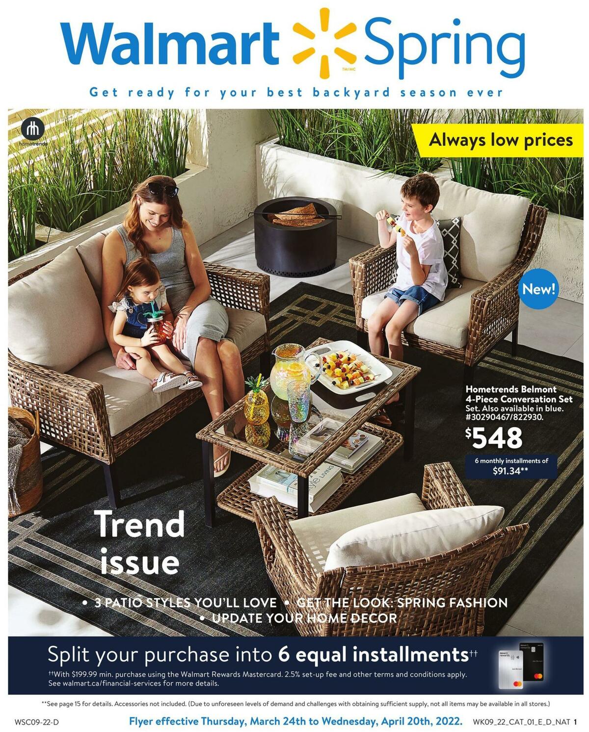 Walmart Spring Book Flyer from March 24