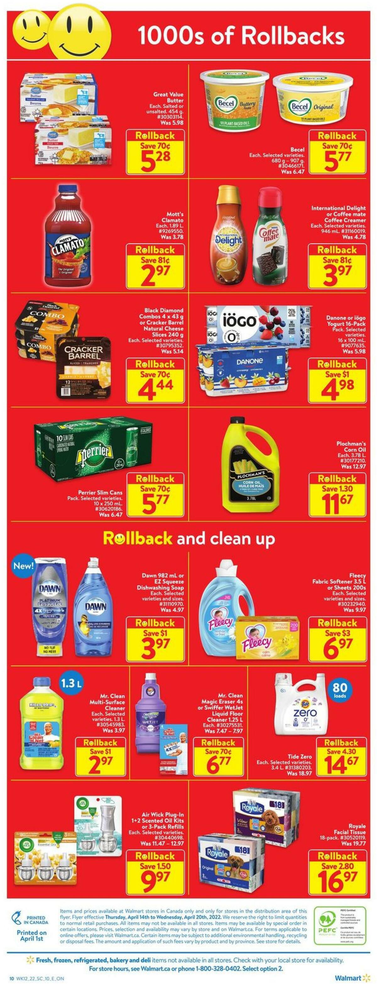Walmart Flyer from April 14