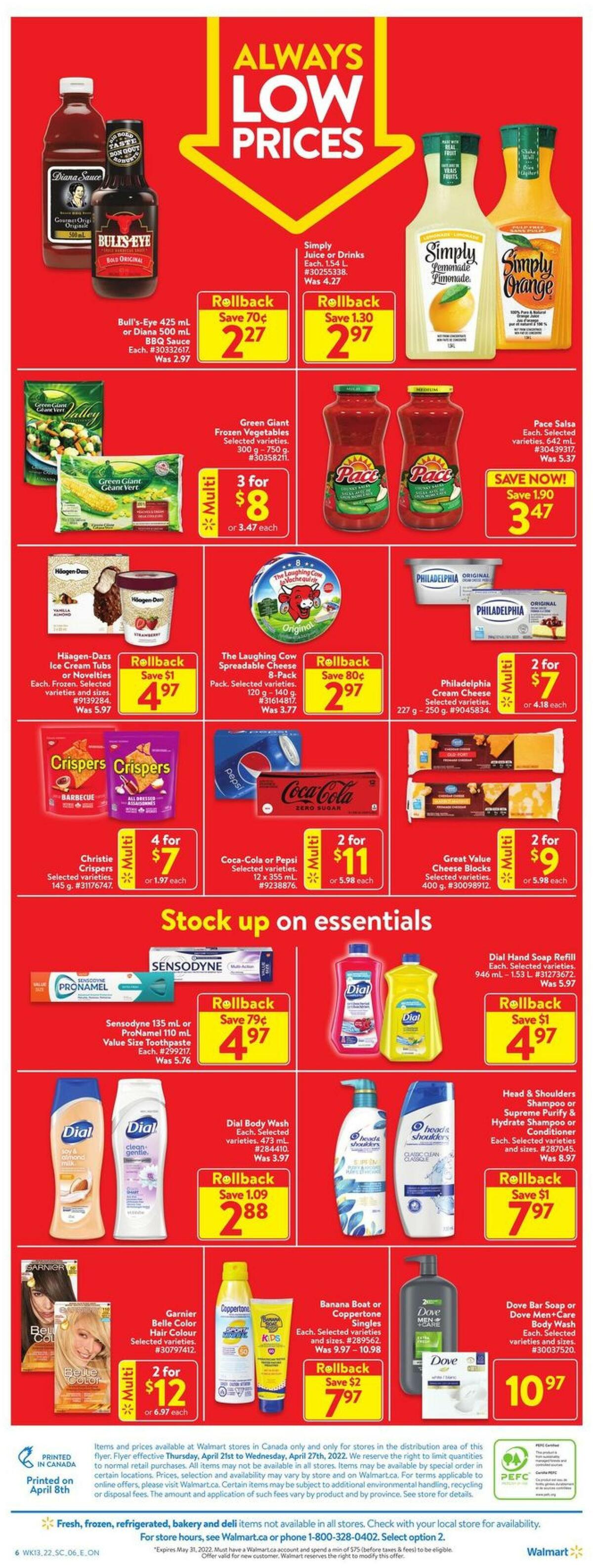 Walmart Flyer from April 21