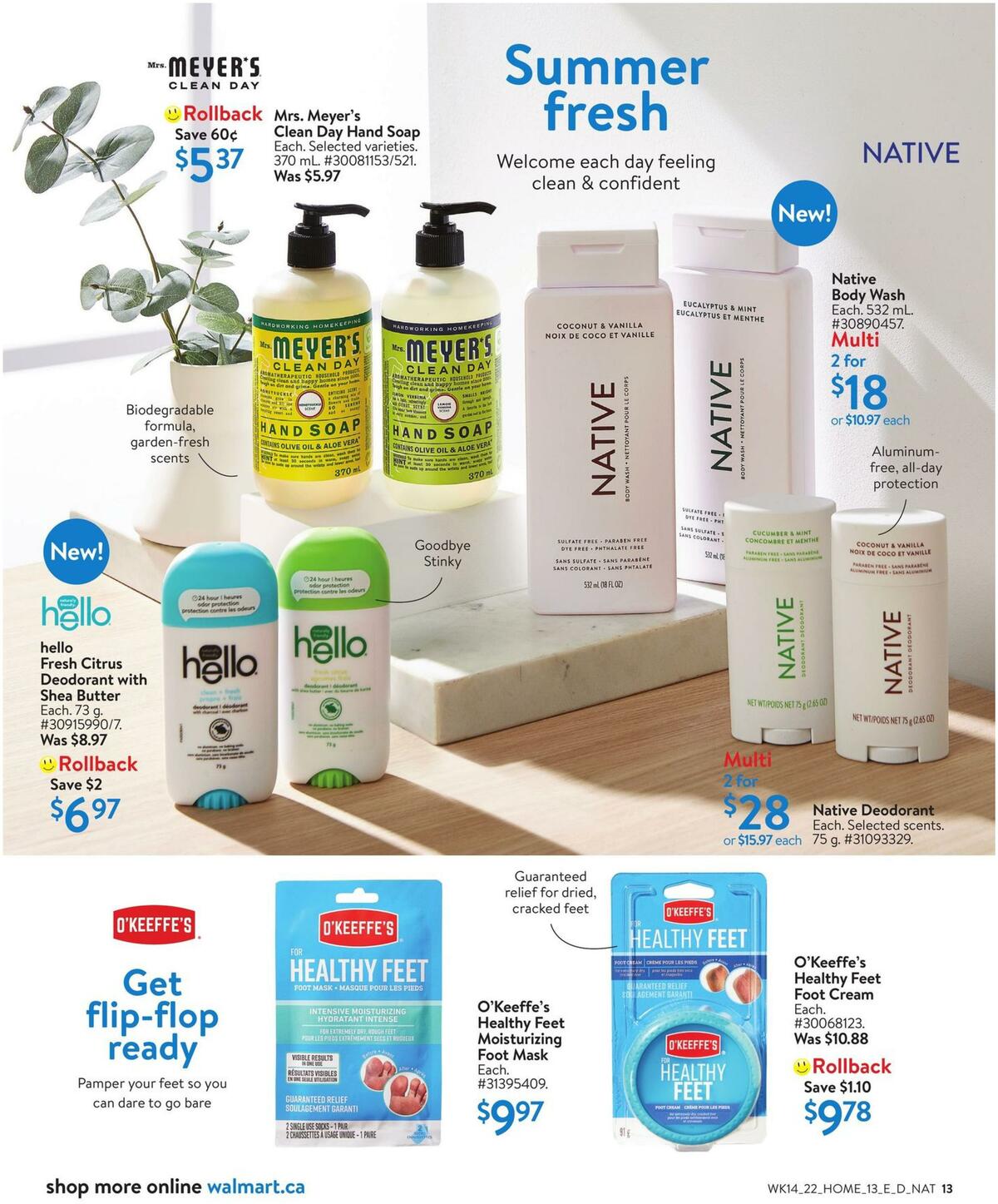 Walmart Summer Flyer from April 28