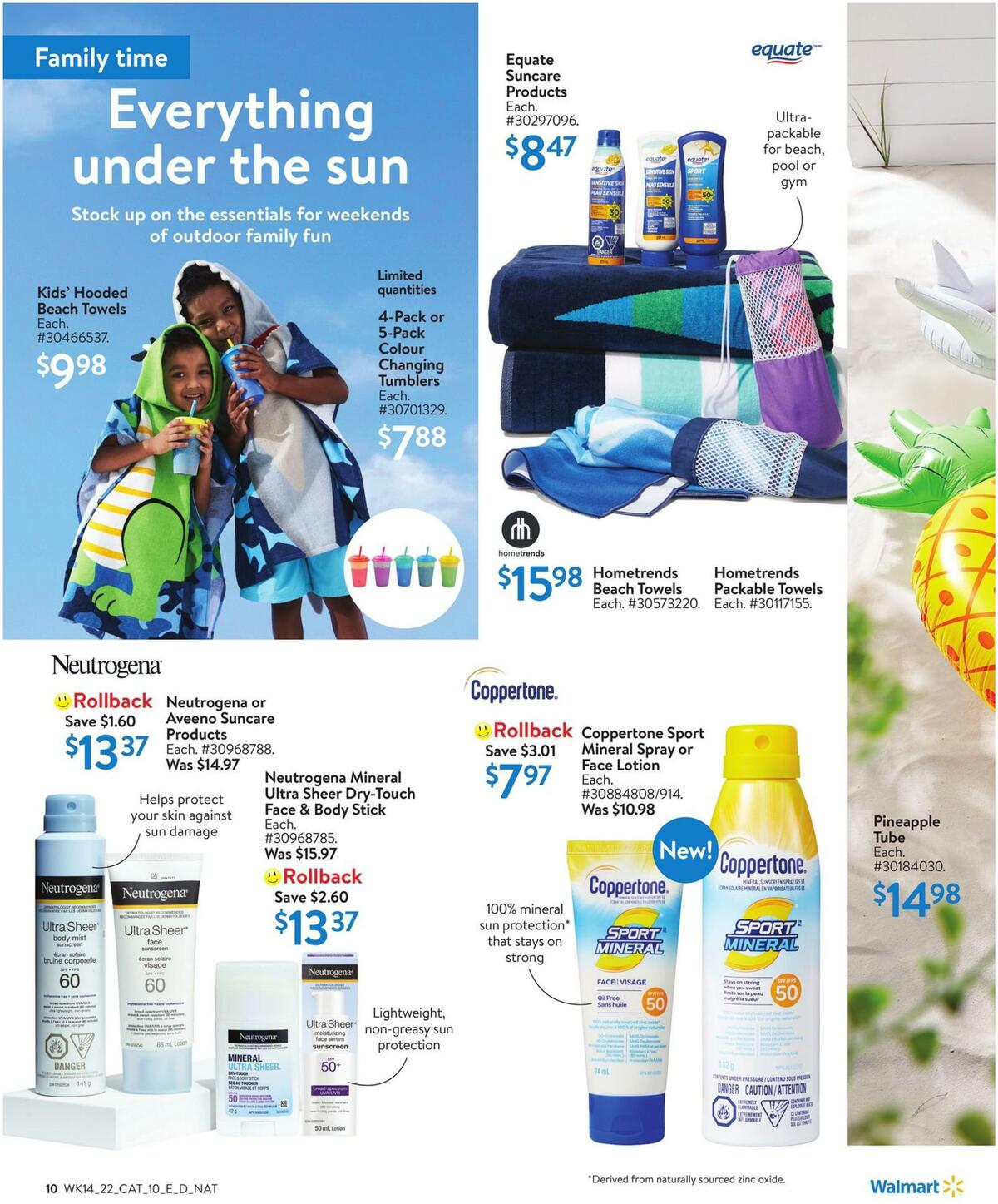 Walmart Summer Flyer from April 28